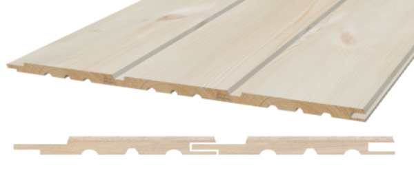 13x120 SKYGGE SKRÅ (Spårpanel)