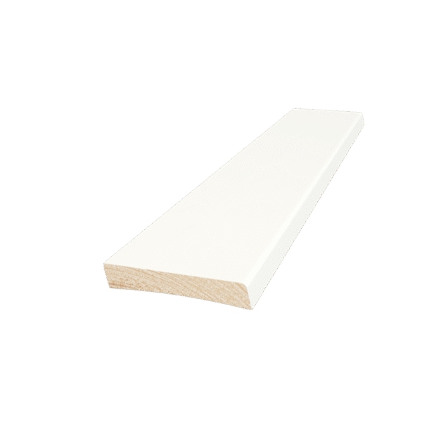 12x95 4,2m Vitmålad Sockel Slät